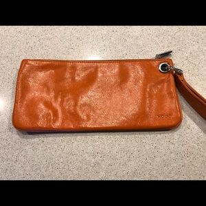 Hobo leather clutch